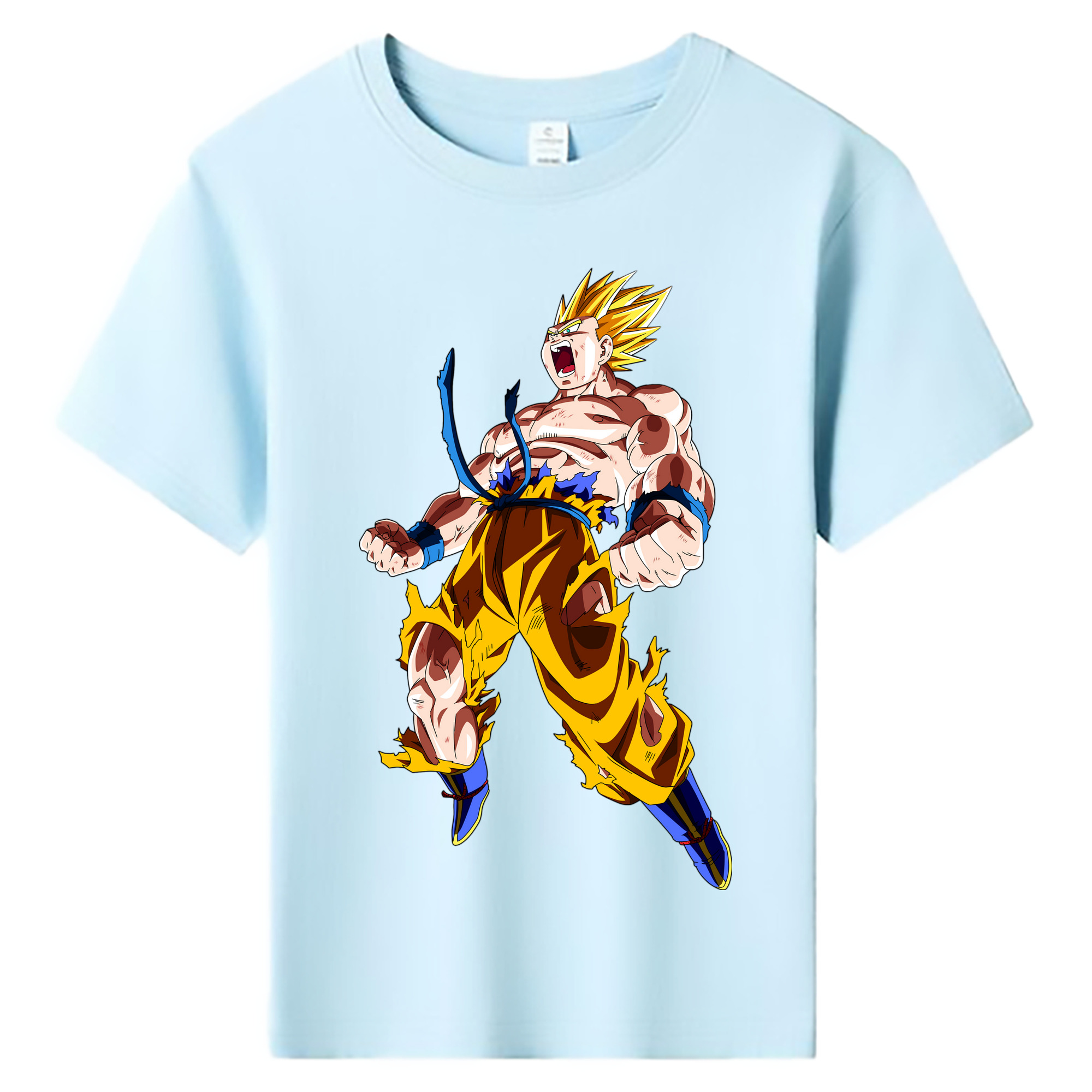 （画像用） ドラゴンボール 孫悟空（そん ごくう）Son Goku カカロット DRAGON BALL Kakarotto 綿100％キッズTシャツ（フロントプリント）